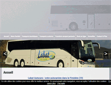 Tablet Screenshot of labat-autocars.com